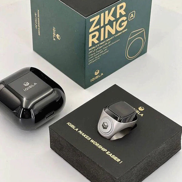 iQibla Zikr1 Smart Ring Tasbih – World’s first smart ring tasbeeh – Bluetooth & Waterproof