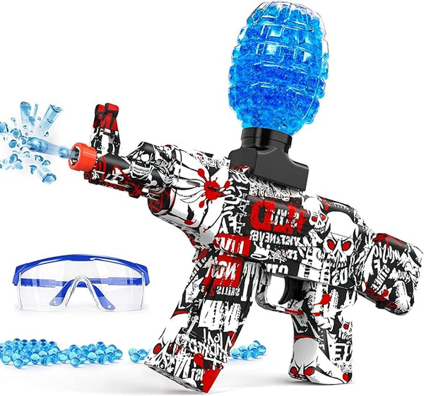Automatic Gel Blaster AK47 - Rechargeable Electric Toy Gun With 1000 Pcs Gel Balls
