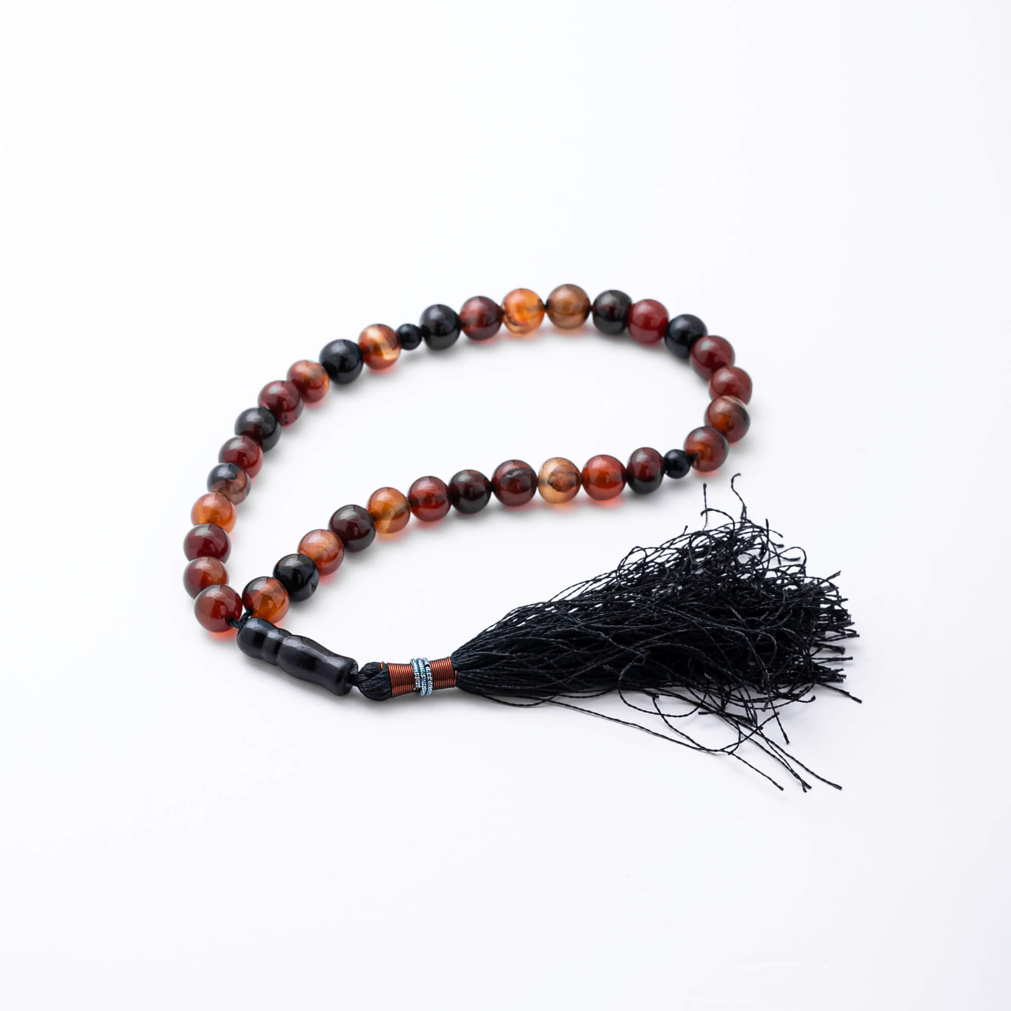Honey Aqeeq Stone Tasbih 10mm 33 Beads Theshopkorner honey-aqeeq-stone-tasbih-10mm-33-beads-theshopkorner