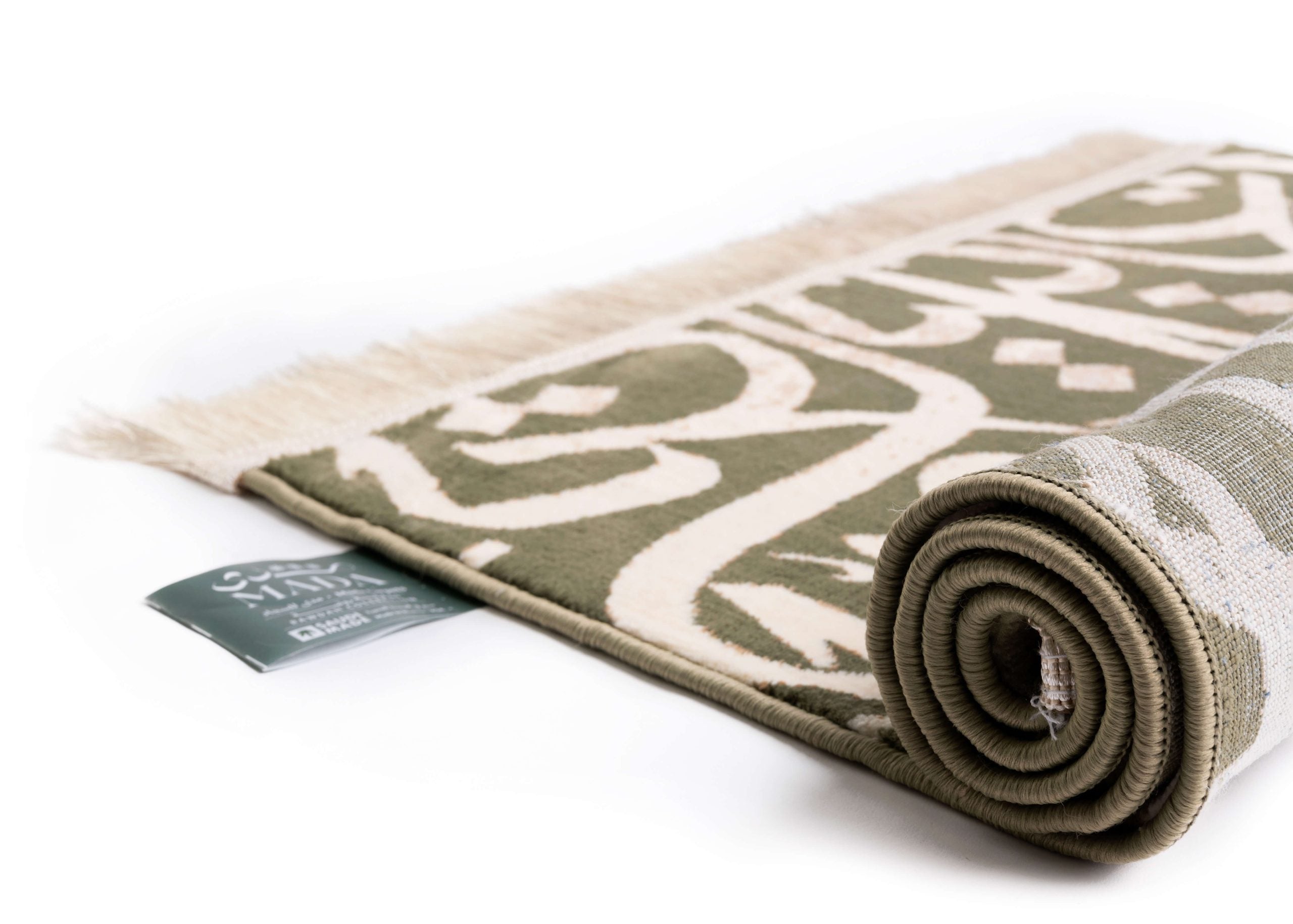 Arabic Calligraphy Mada Carpet Prayer Mat , Crafted in Madina, Saudi A ...