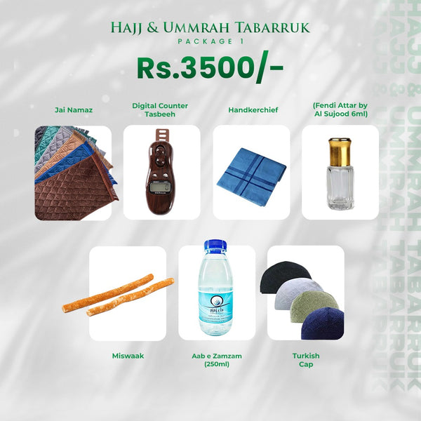 Hajj and Umrah Tabarruk Package 1