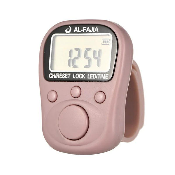 Finger Counter With LED Electronic Tally Counter 7 Channels 6 Digit Finger Counter Multifunction Tasbih